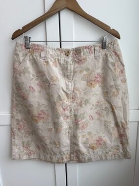 Vintage Northern Reflections Floral 100% Cotton Skirt Women’s Size16 Cottagecore